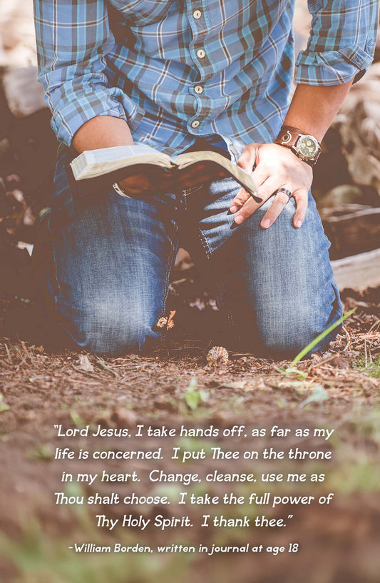 On His Knees