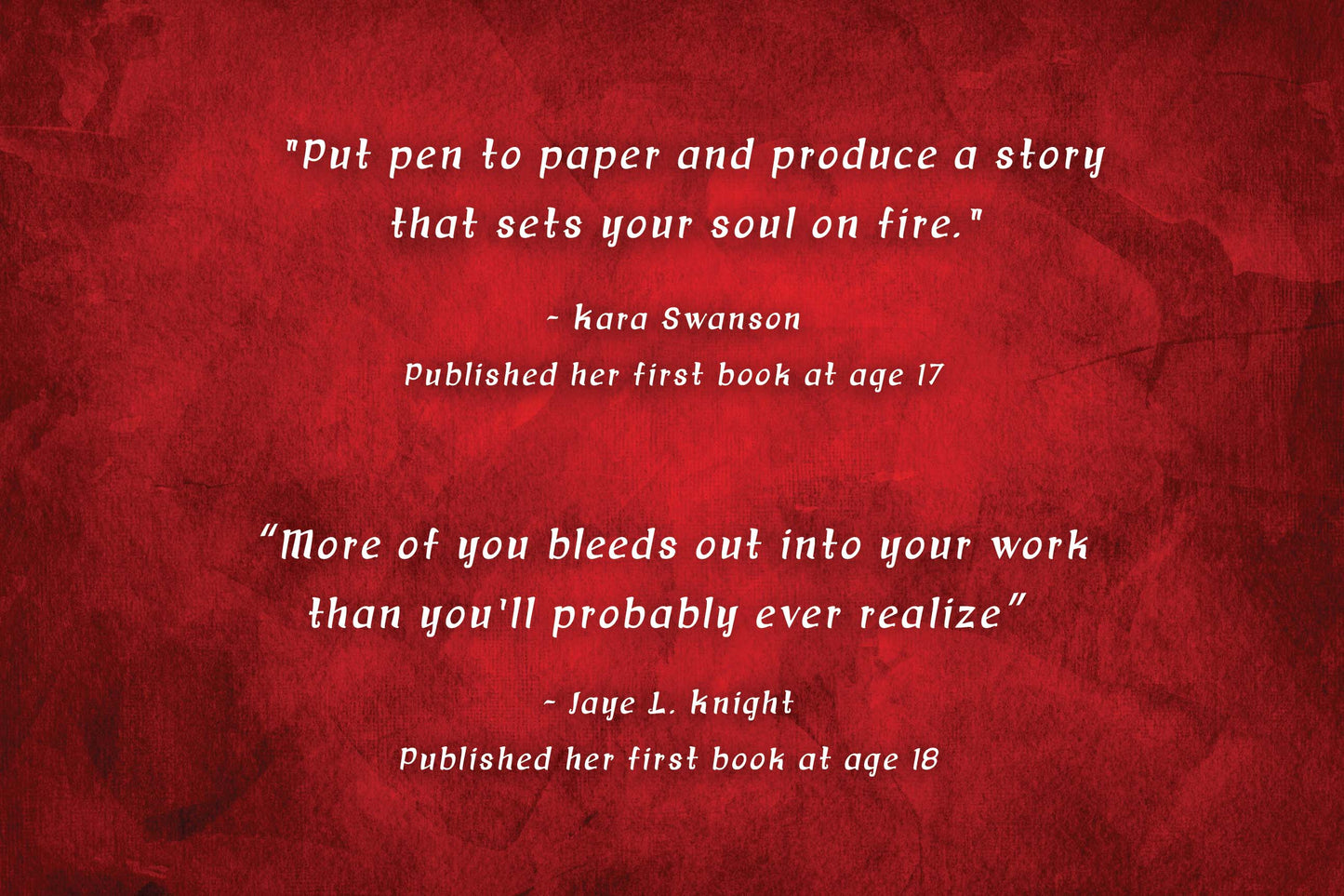Touching Eternity: Creative Inspiration for Young Writers